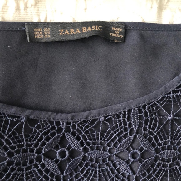 Zara Lace Detail Blouse - Picture 4 of 9